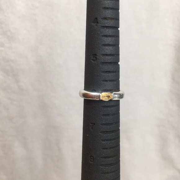 Sterling silver and Citrine Ring size 6 - Picture 8 of 10